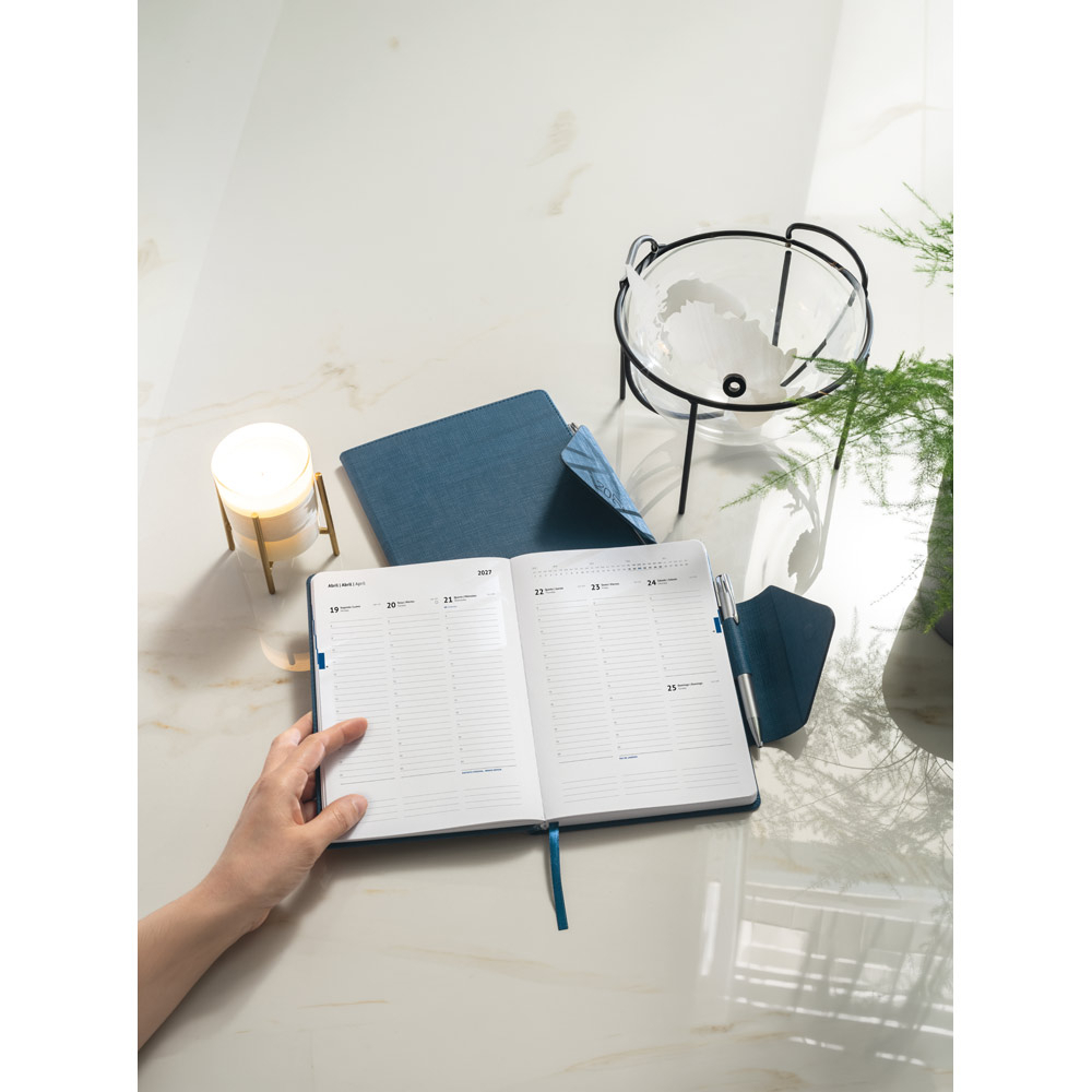 Agenda personalizada 2027 Vertix Plano Semanal