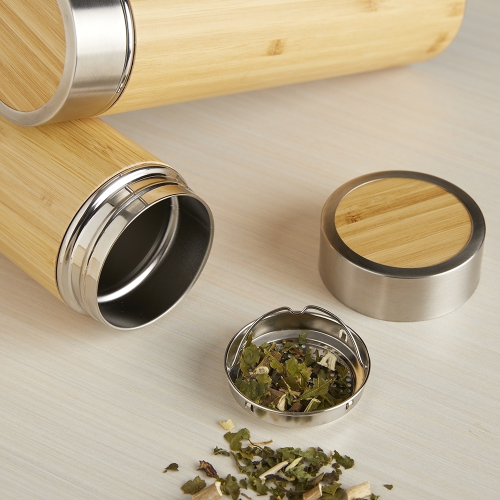 Garrafa Bambu Térmica Personalizada