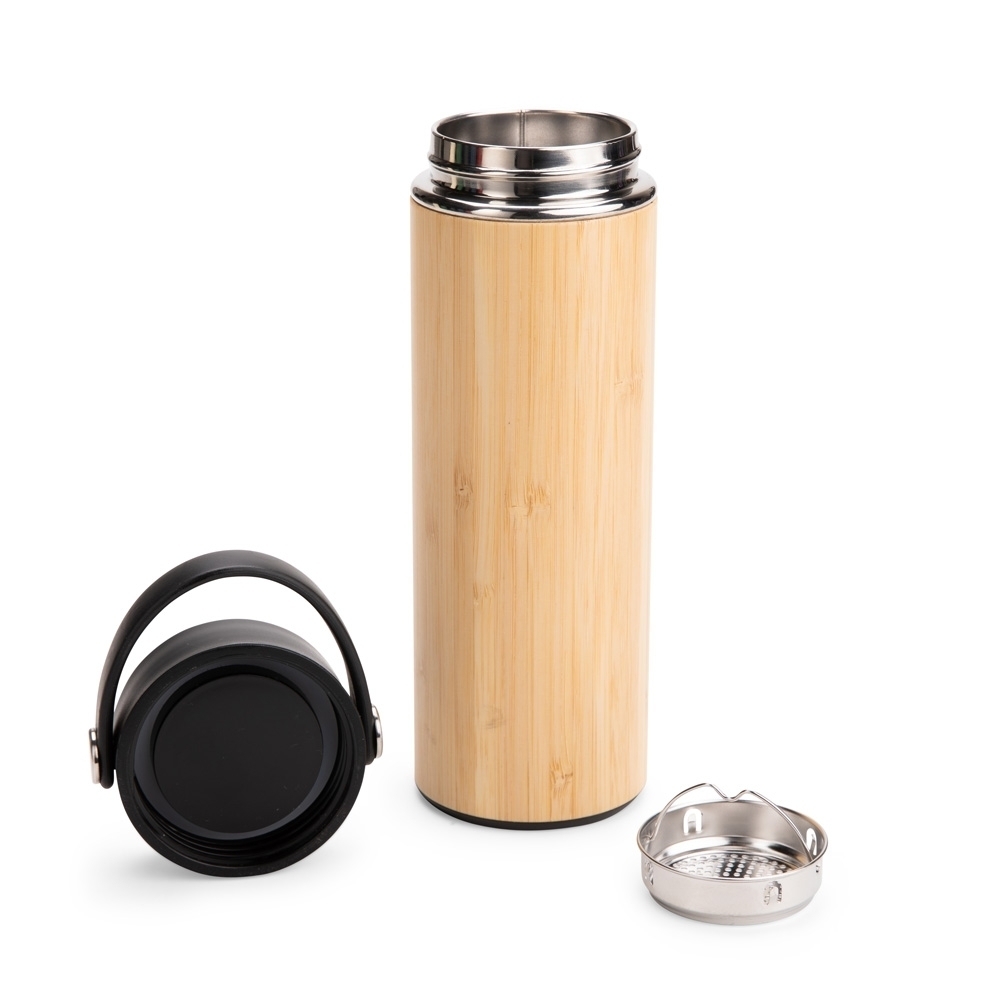 Garrafa Térmica Bambu 400ml