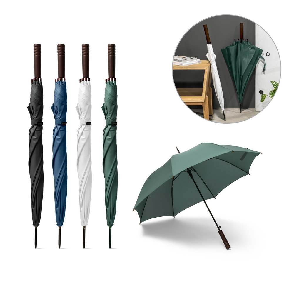 Guarda-chuva em poliéster 100% reciclado