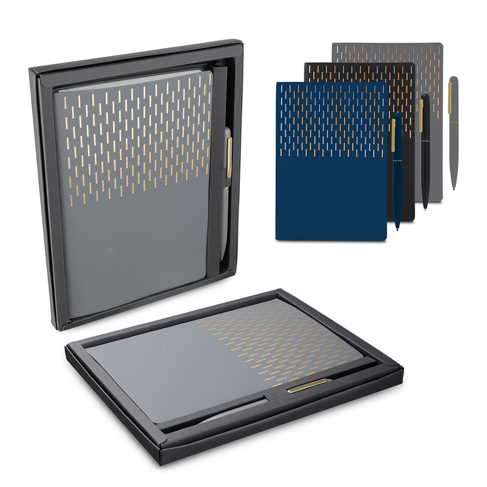 Kit Escritório Personalizado com Detalhes em Dourado