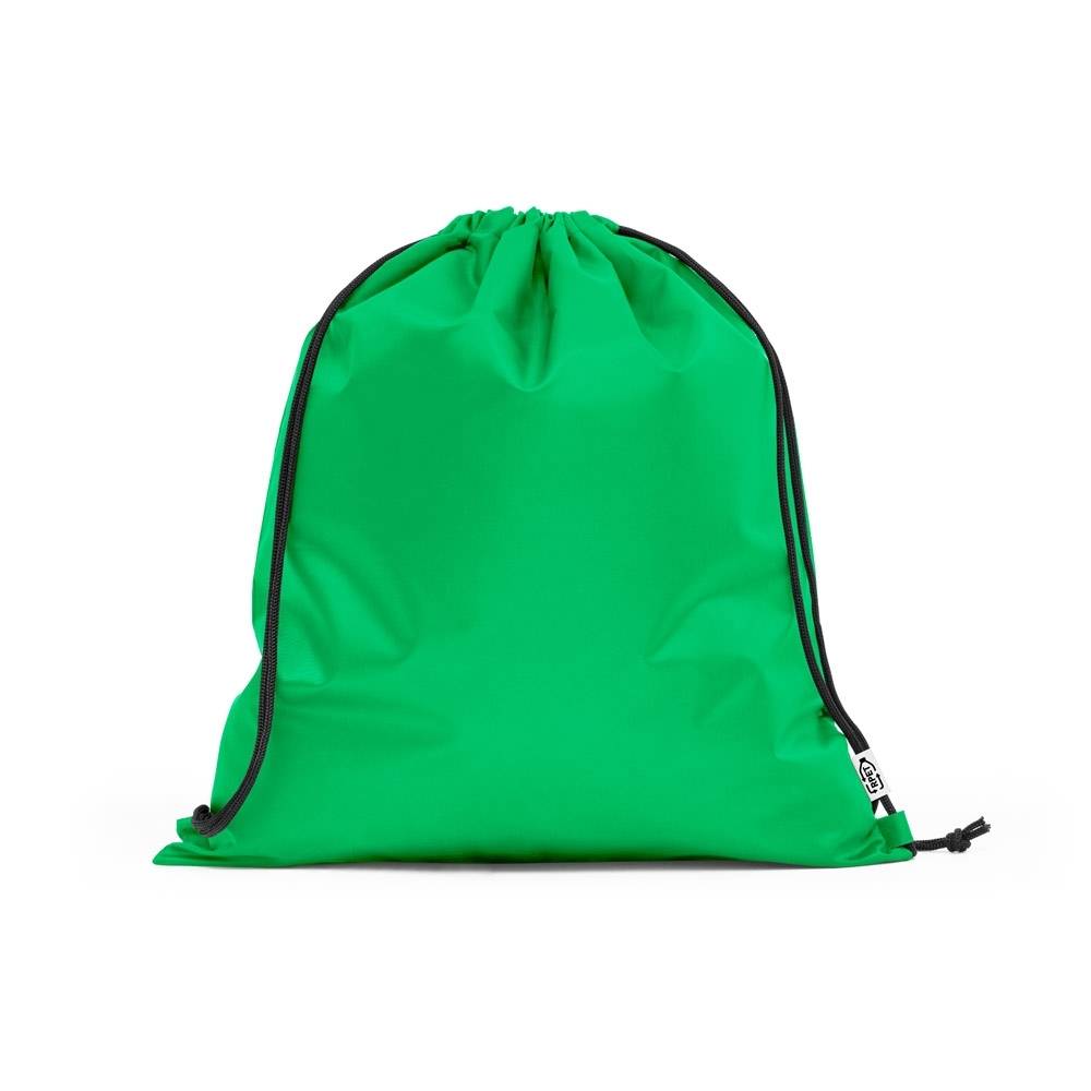 PEMBA. Saco tipo mochila em poliéster reciclado 190T com alças