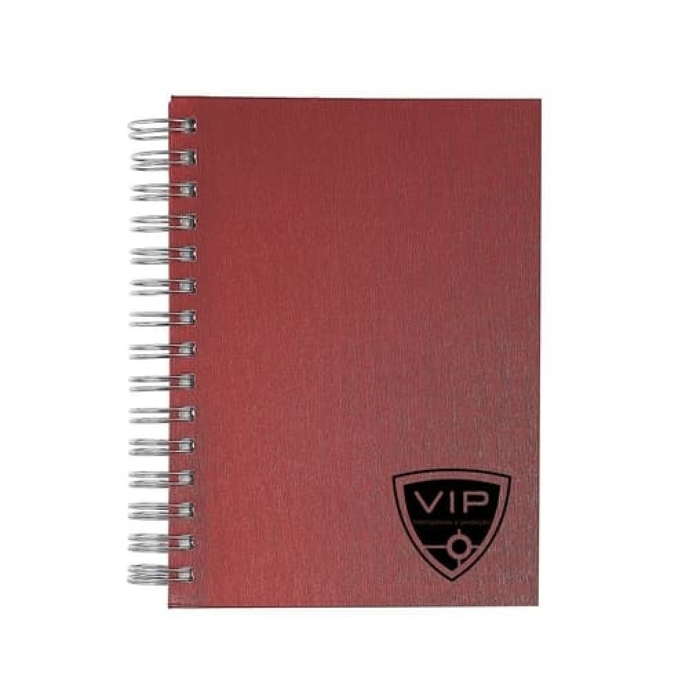 Agenda Personalizada 2026 Wire-O Metalizada Lisa-ILG-280L