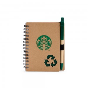 Caderno Ecológico com Caneta-IX-18936