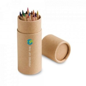 Caixa com 12 lápis de cor CRICKET-IS-51752