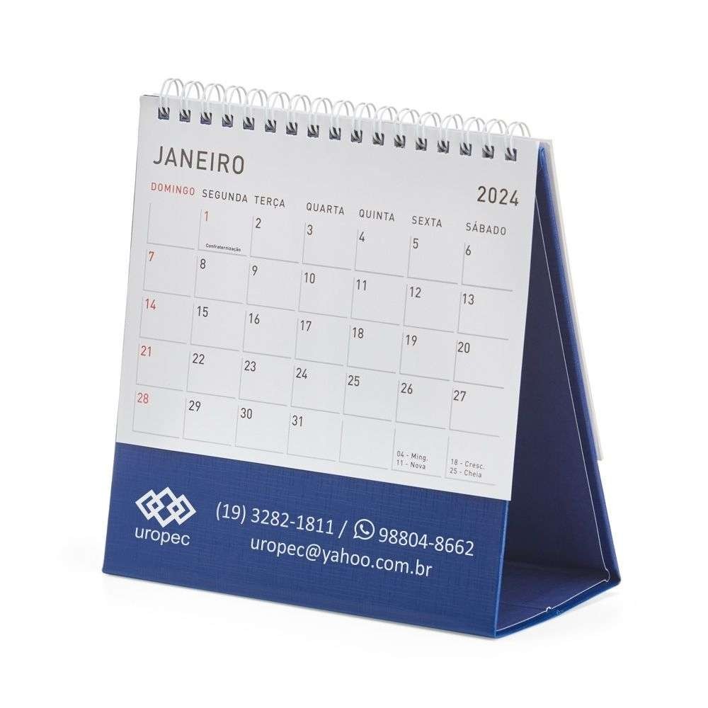 Calendário de Mesa 2025 Couche Pequeno-IX-14950P