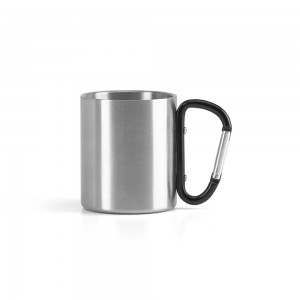 Caneca em aço inox com pega de mosquetão-IS-94614