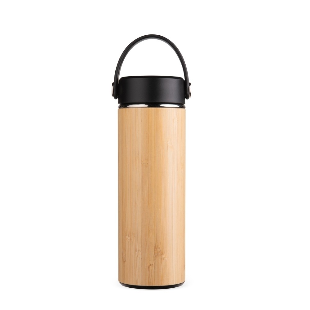 Garrafa Térmica Bambu 400ml-IX-19156