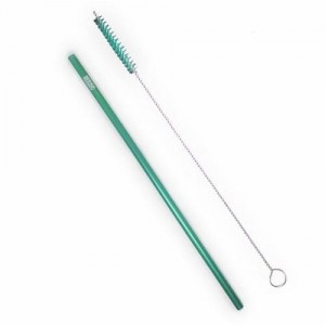 Kit Canudo Reto Alumínio com Escova-I-KRA236
