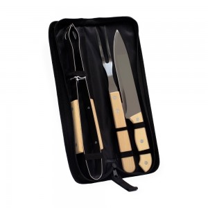 Kit Churrasco Estojo 3 Peças-IAT-28