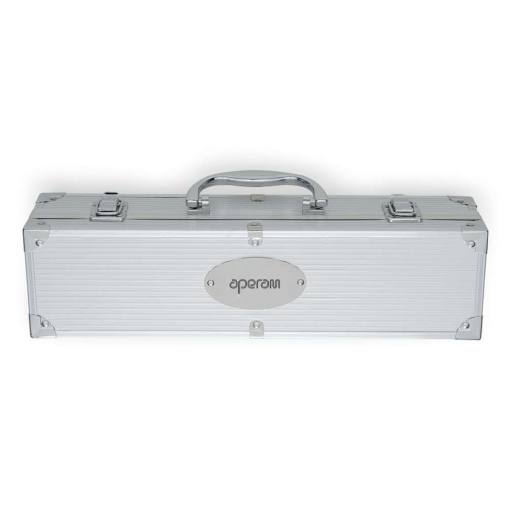 Kit Churrasco c/ 5 Peças na Maleta Personalizada-IX-01345