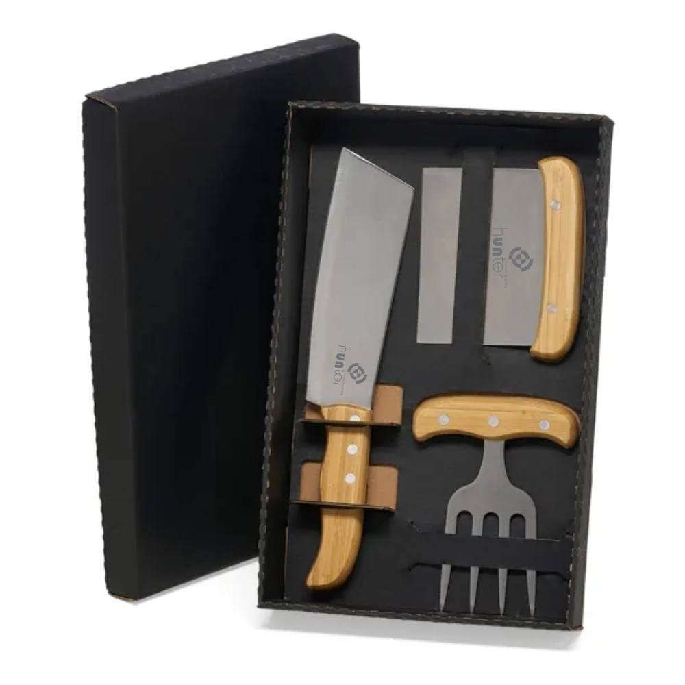 Kit Cozinha Personalizado com Cutelo, Garfo e Espátula-ISM-KT90194