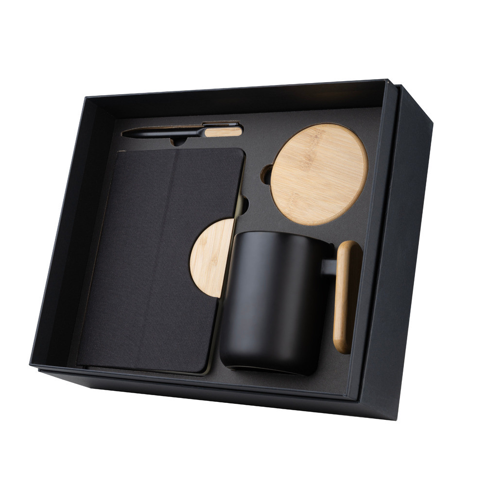 Kit Executivo Personalizado com Detalhe em Bambu-IA-CJ325