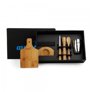 Kit Para Caipirinha Personalizado Em Bambu-ISM-KE00443