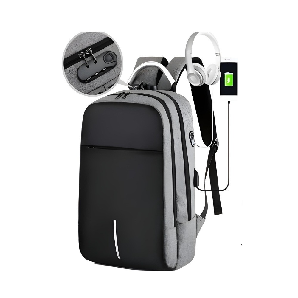 Mochila Personalizada com Cadeado e Cabo-IH-10