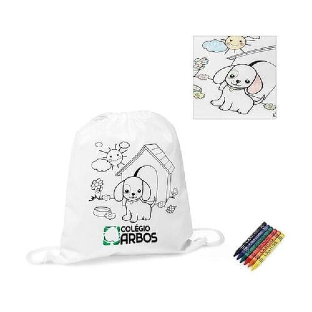 Mochila Saco para Colorir-IS-52619