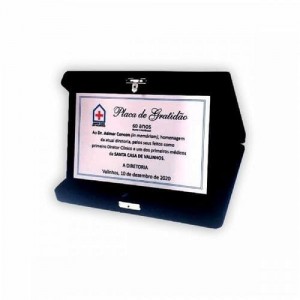Placa de Homenagem Luxo-I-PL01