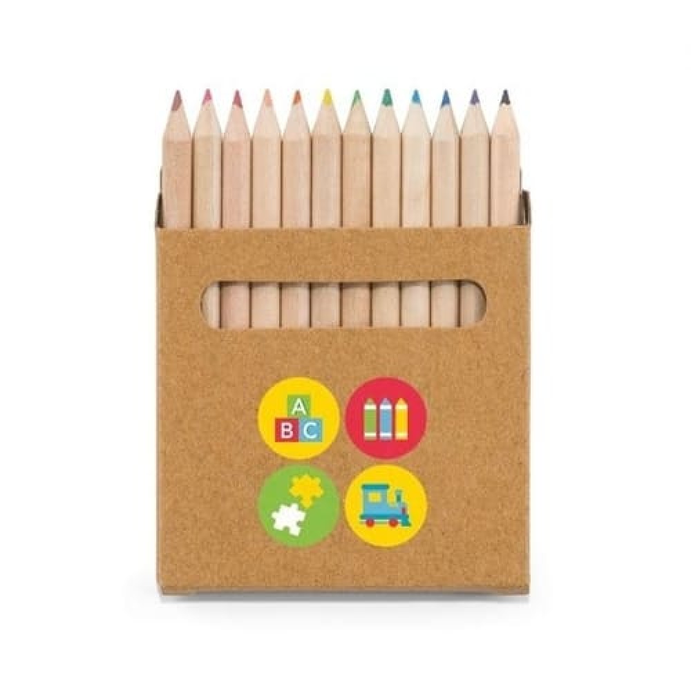 Caixa mini lápis de cor COLOURED-IS-51747