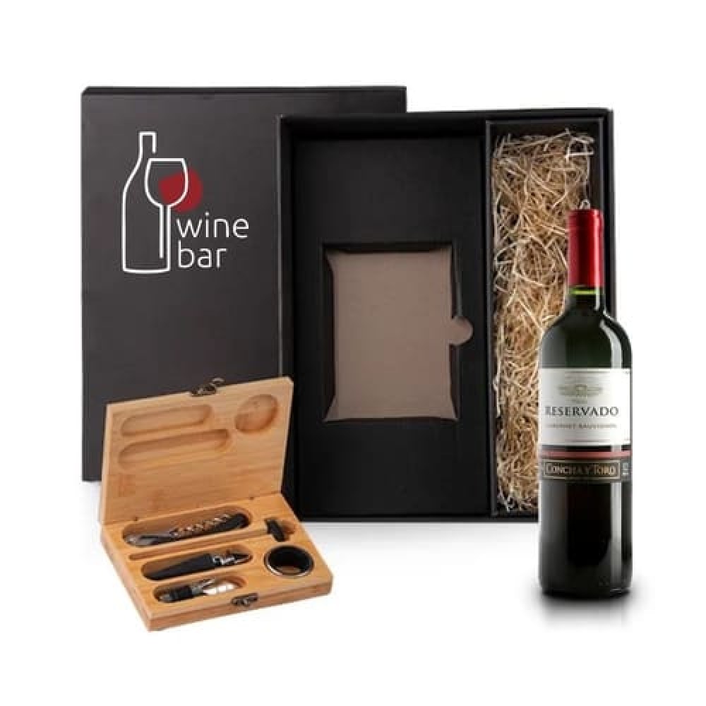 Kit de vinho personalizado